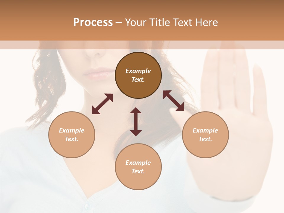 Refusal Bored Negative PowerPoint Template
