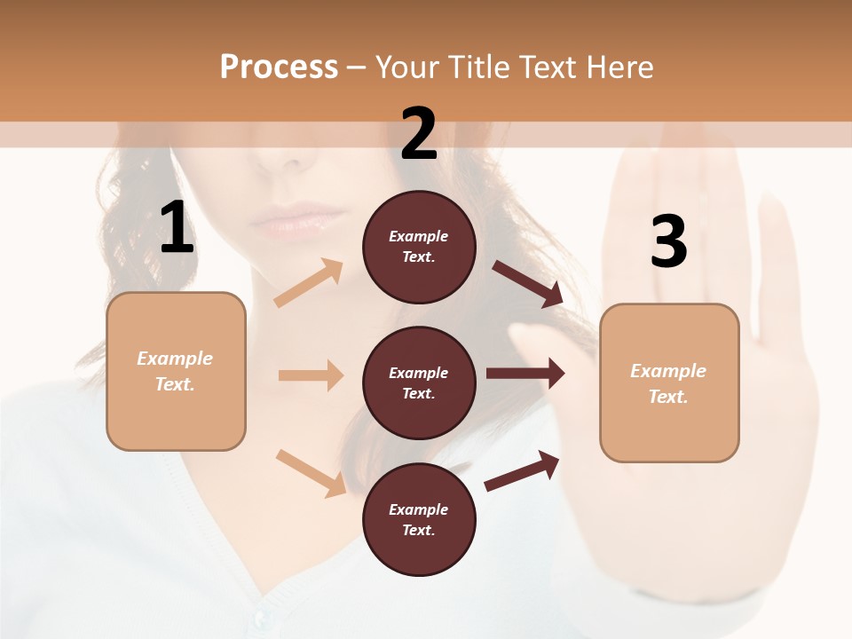 Refusal Bored Negative PowerPoint Template