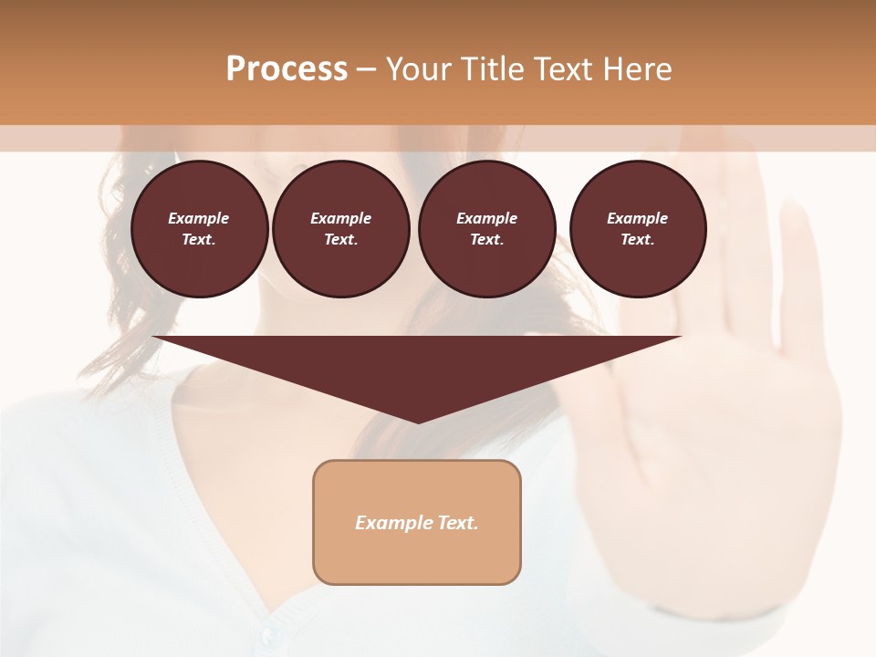 Refusal Bored Negative PowerPoint Template