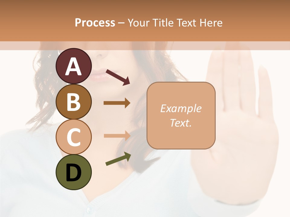 Refusal Bored Negative PowerPoint Template