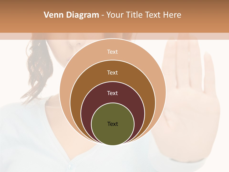 Refusal Bored Negative PowerPoint Template