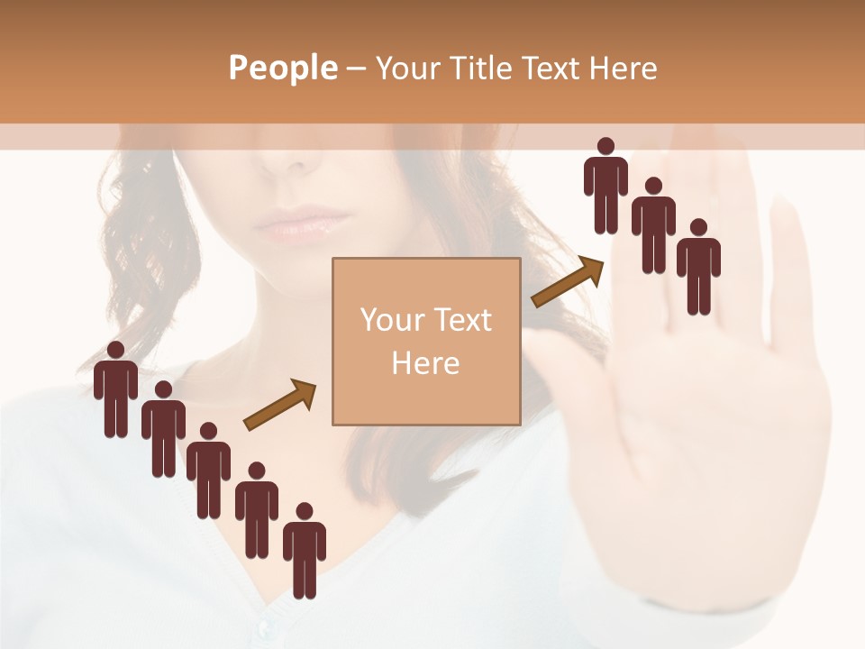 Refusal Bored Negative PowerPoint Template