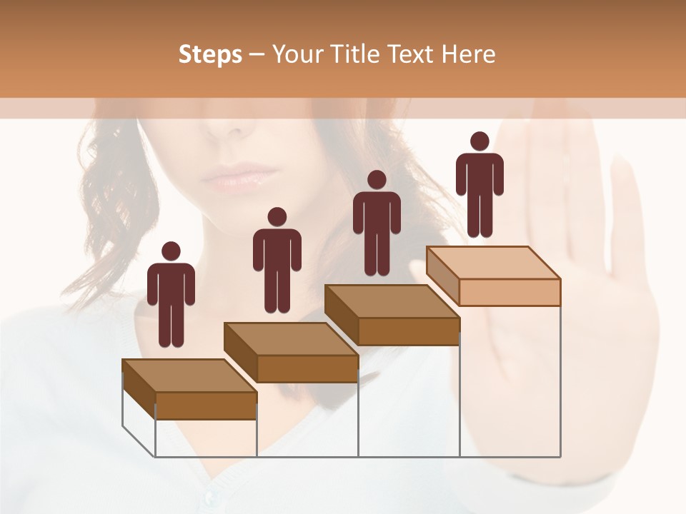 Refusal Bored Negative PowerPoint Template