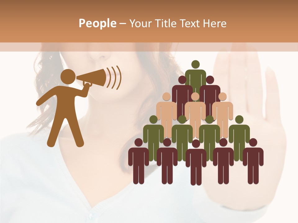 Refusal Bored Negative PowerPoint Template