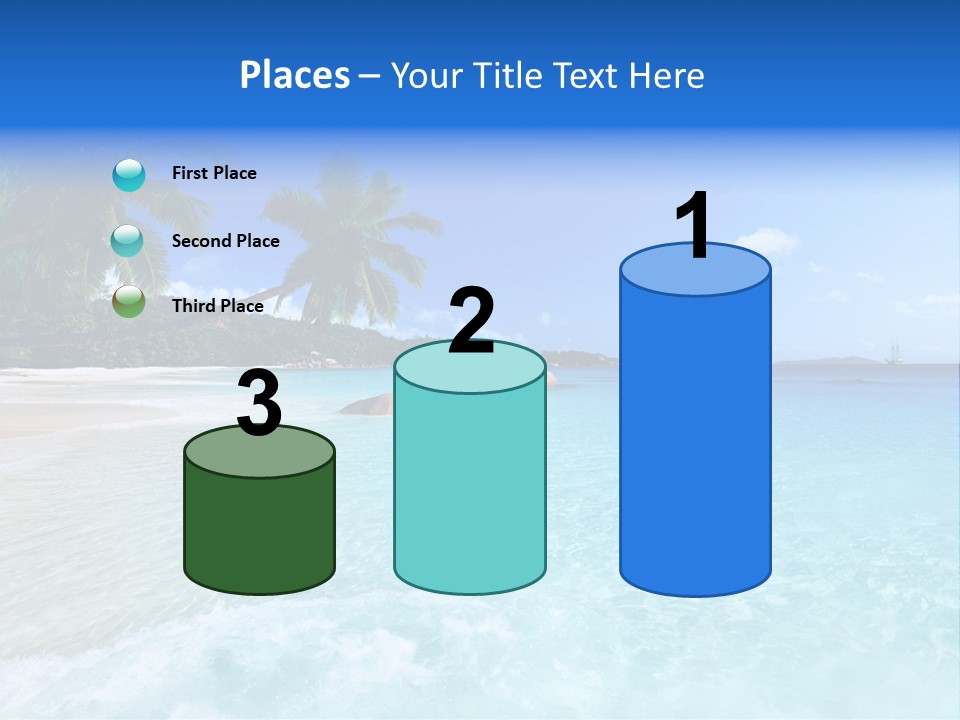 Rock Landscape Leaf PowerPoint Template