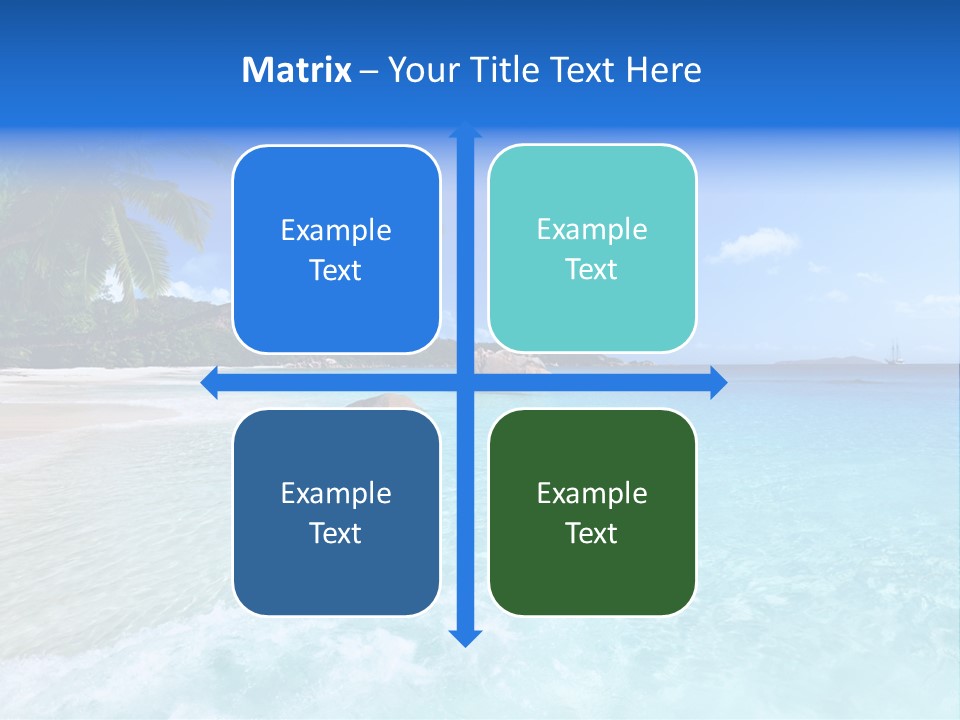 Rock Landscape Leaf PowerPoint Template
