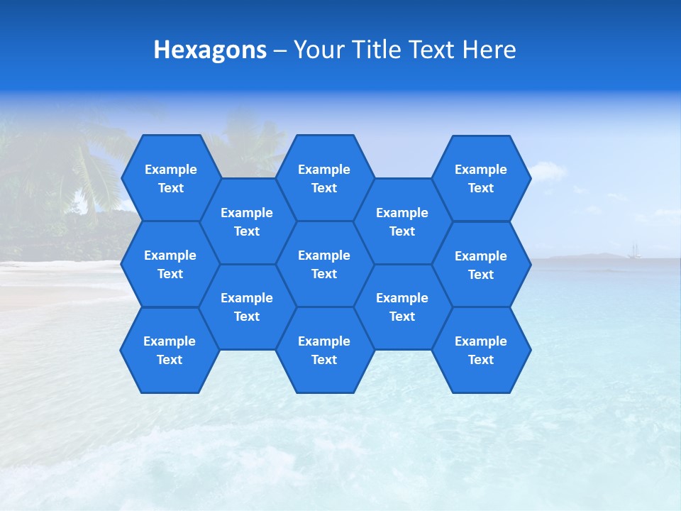 Rock Landscape Leaf PowerPoint Template