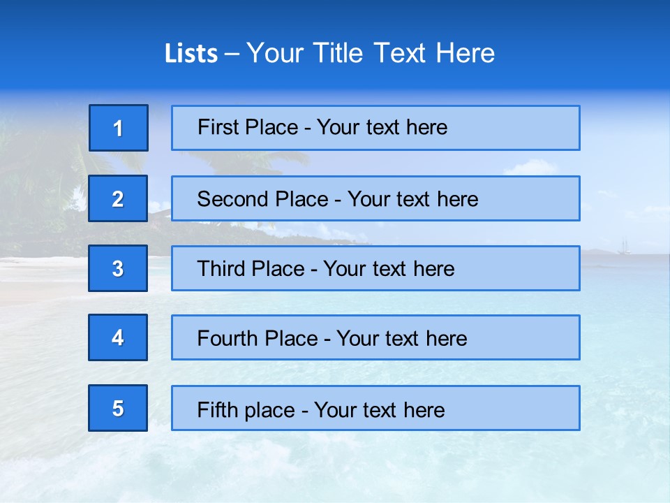 Rock Landscape Leaf PowerPoint Template