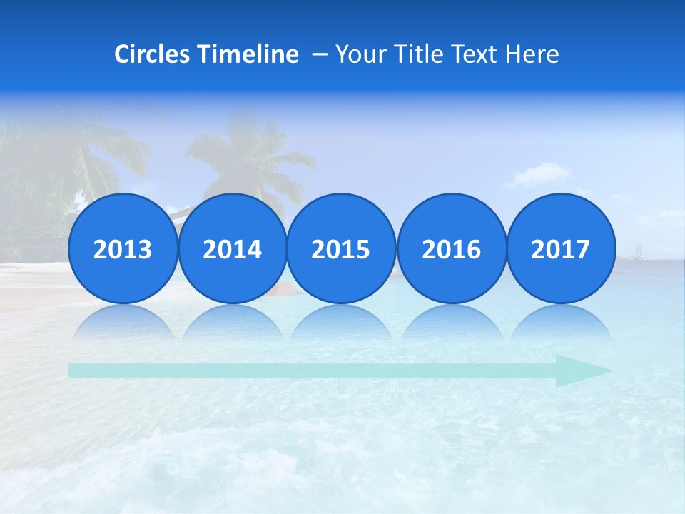 Rock Landscape Leaf PowerPoint Template