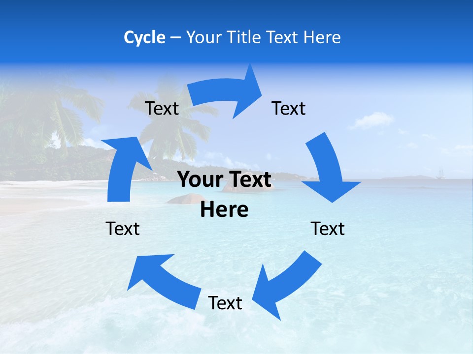 Rock Landscape Leaf PowerPoint Template