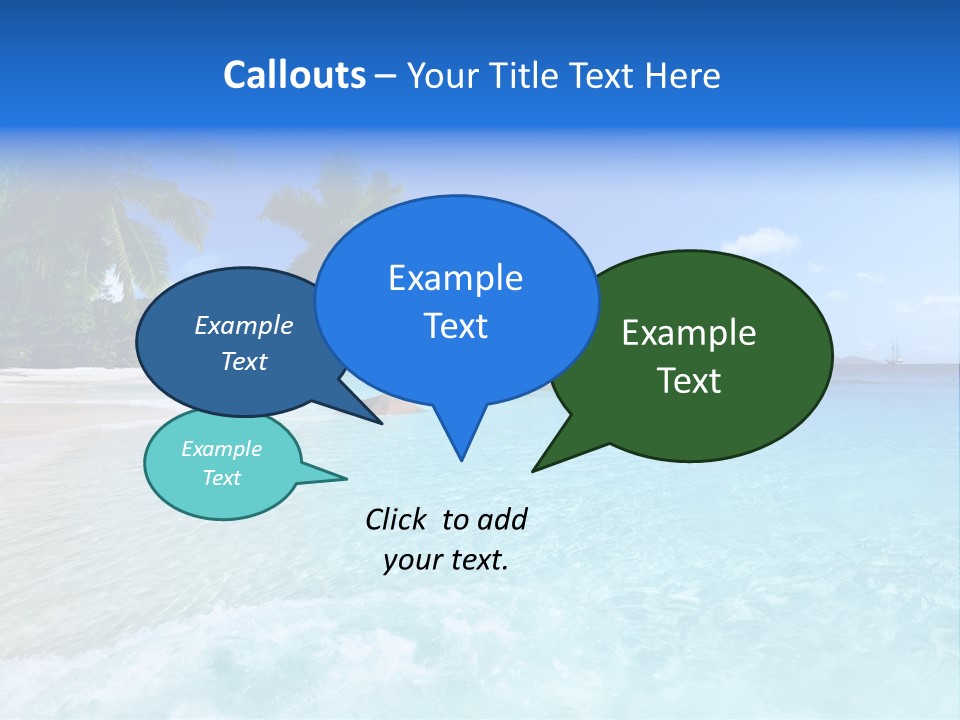 Rock Landscape Leaf PowerPoint Template