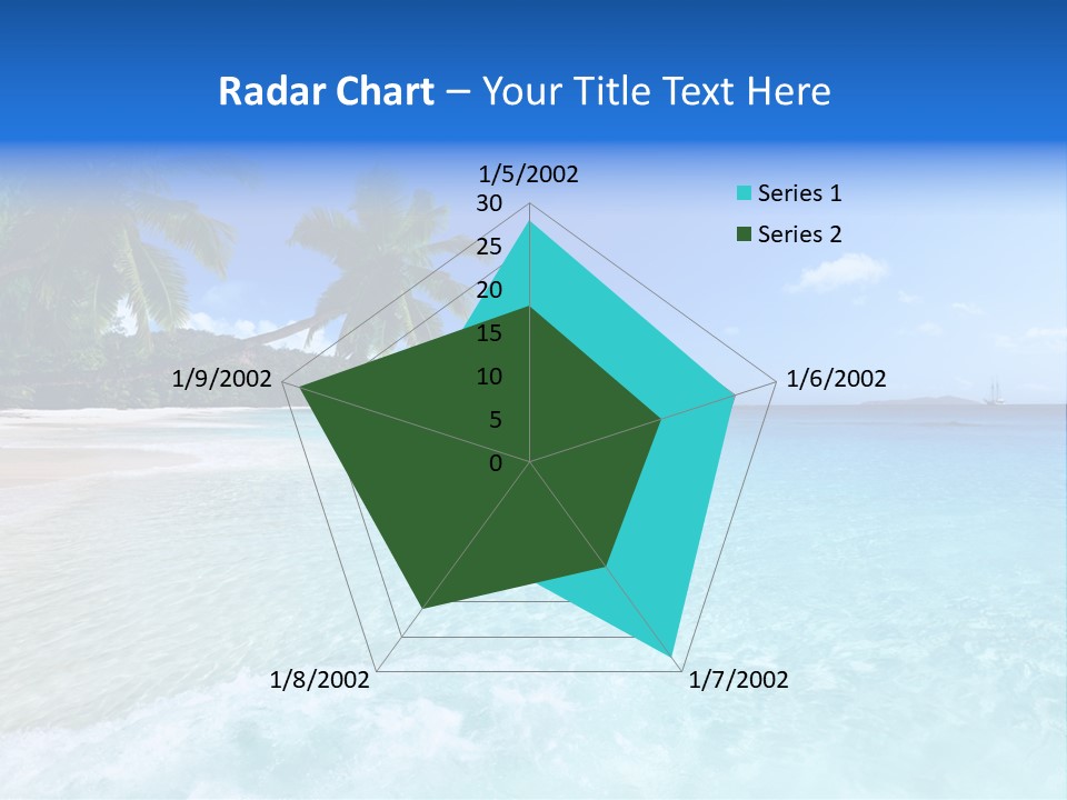 Rock Landscape Leaf PowerPoint Template