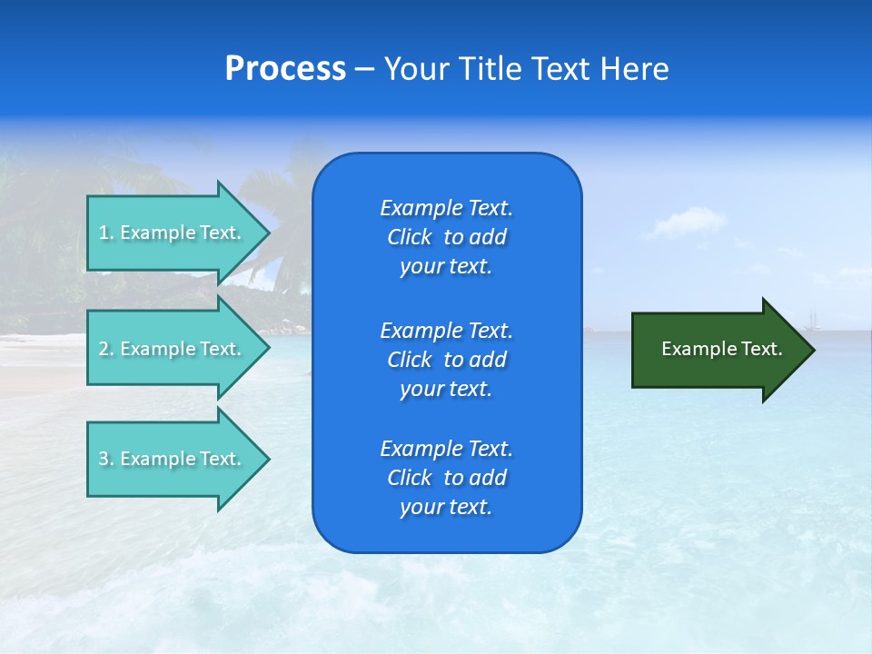 Rock Landscape Leaf PowerPoint Template