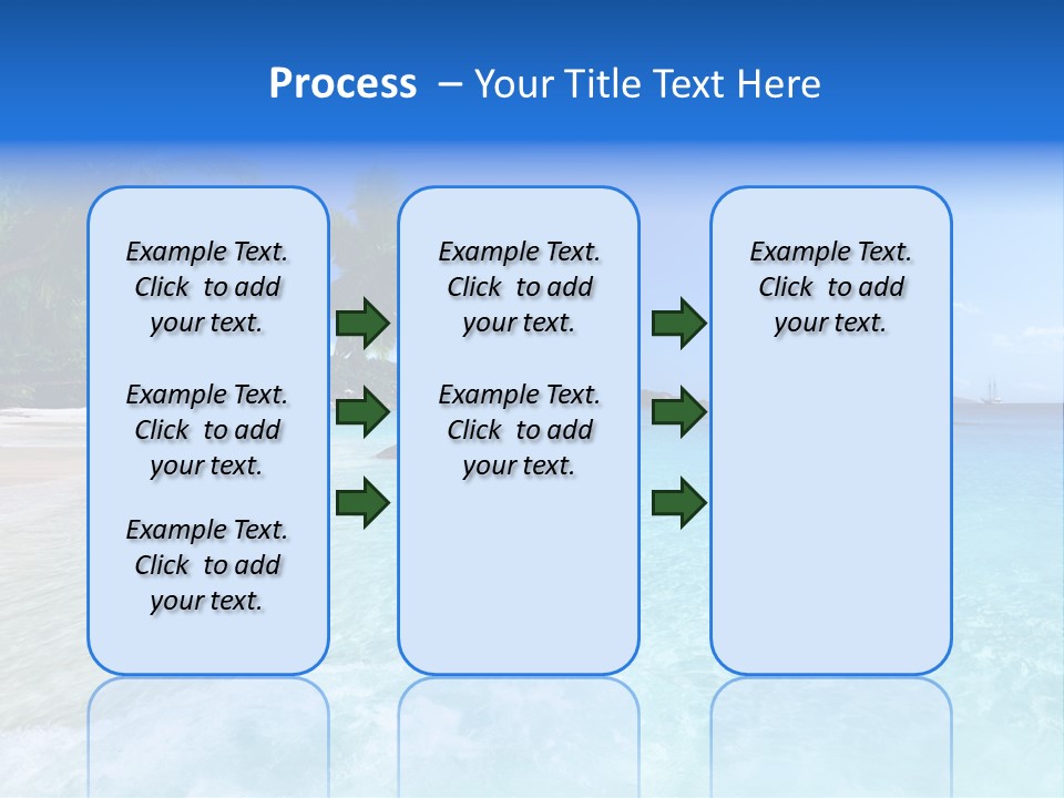Rock Landscape Leaf PowerPoint Template