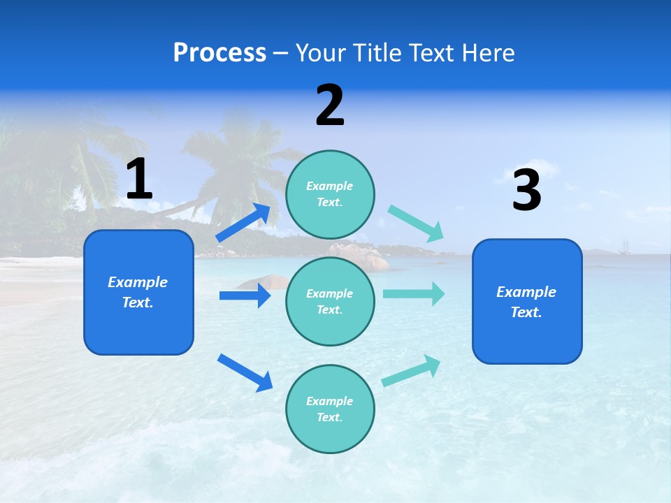 Rock Landscape Leaf PowerPoint Template