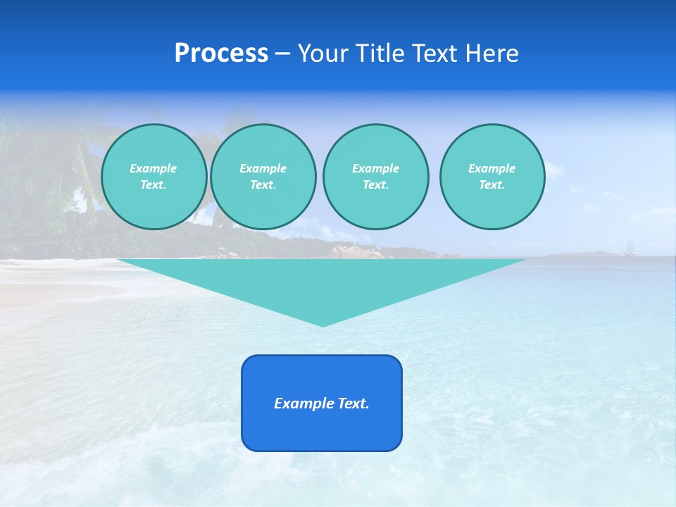 Rock Landscape Leaf PowerPoint Template