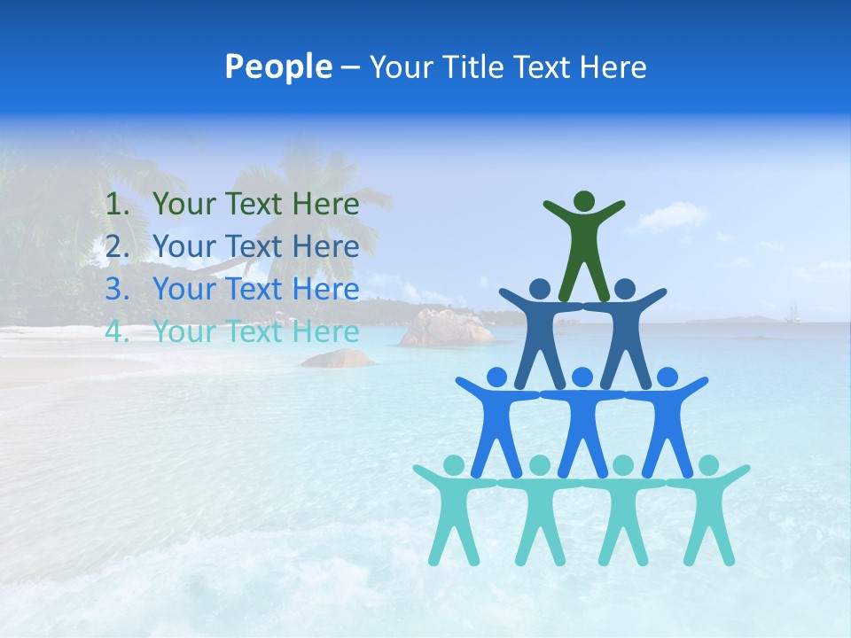 Rock Landscape Leaf PowerPoint Template