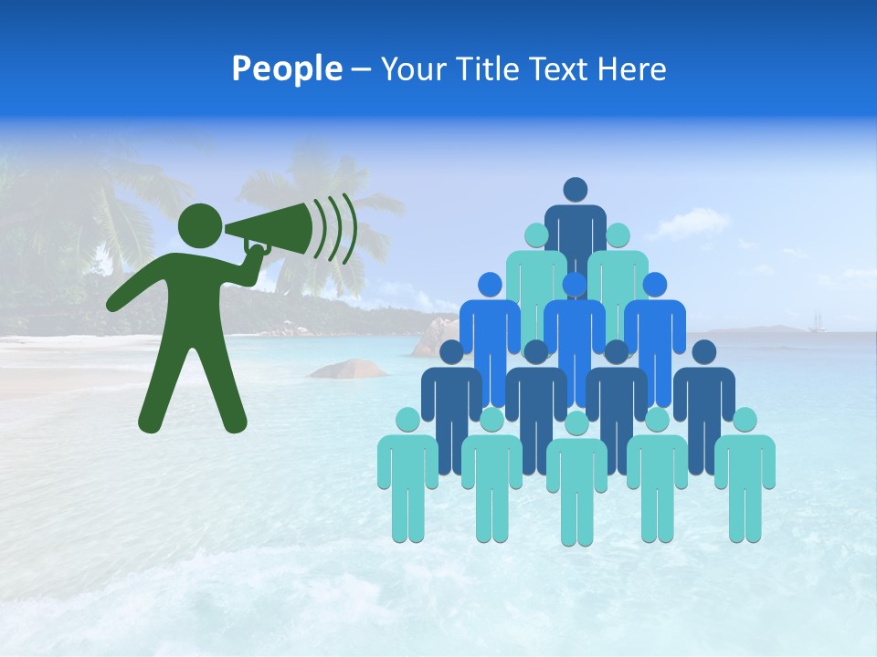 Rock Landscape Leaf PowerPoint Template