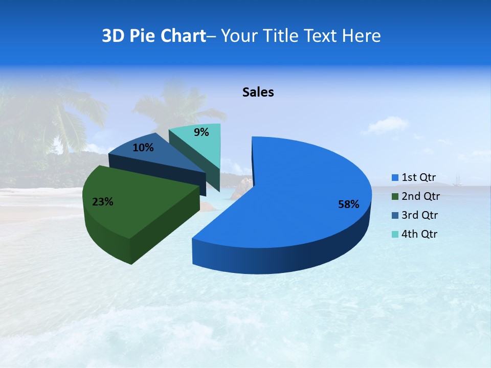 Rock Landscape Leaf PowerPoint Template
