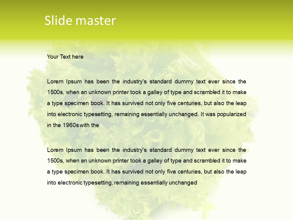 Snack Calorie Raw PowerPoint Template