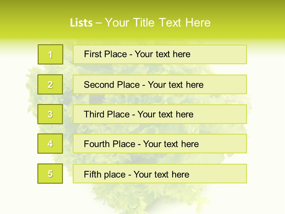 Snack Calorie Raw PowerPoint Template