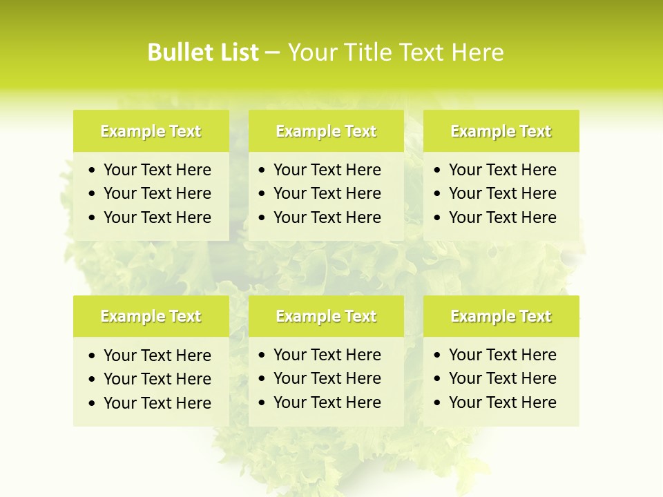 Snack Calorie Raw PowerPoint Template