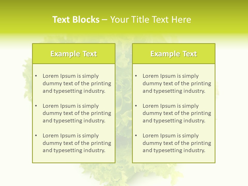 Snack Calorie Raw PowerPoint Template