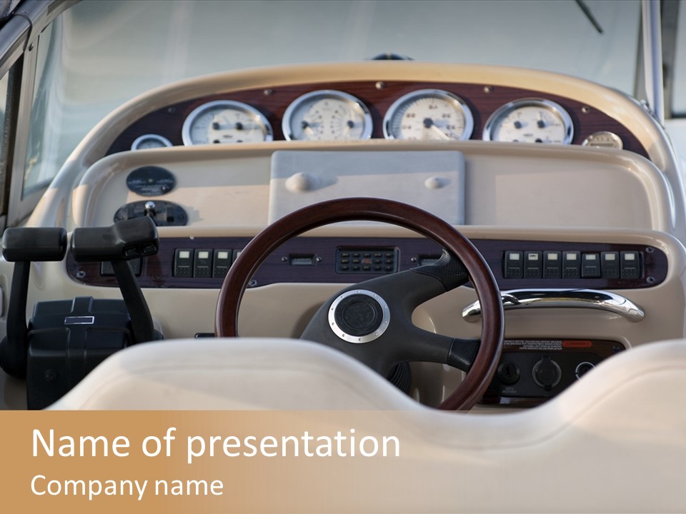 Exclusive Panel Boat PowerPoint Template