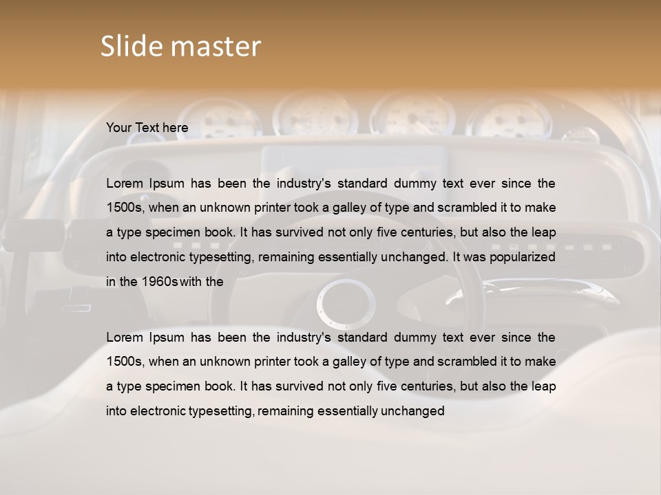 Exclusive Panel Boat PowerPoint Template