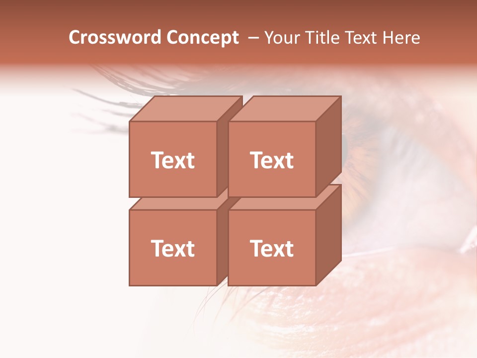 Young Skin Eyeliner PowerPoint Template