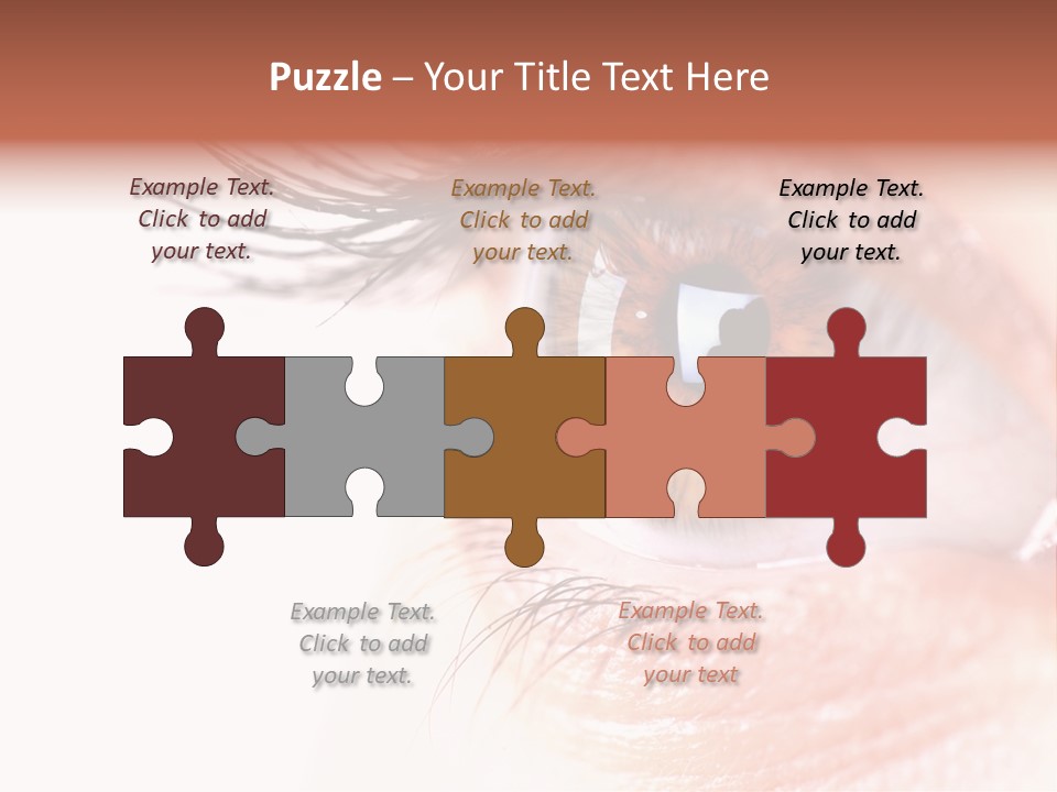 Young Skin Eyeliner PowerPoint Template