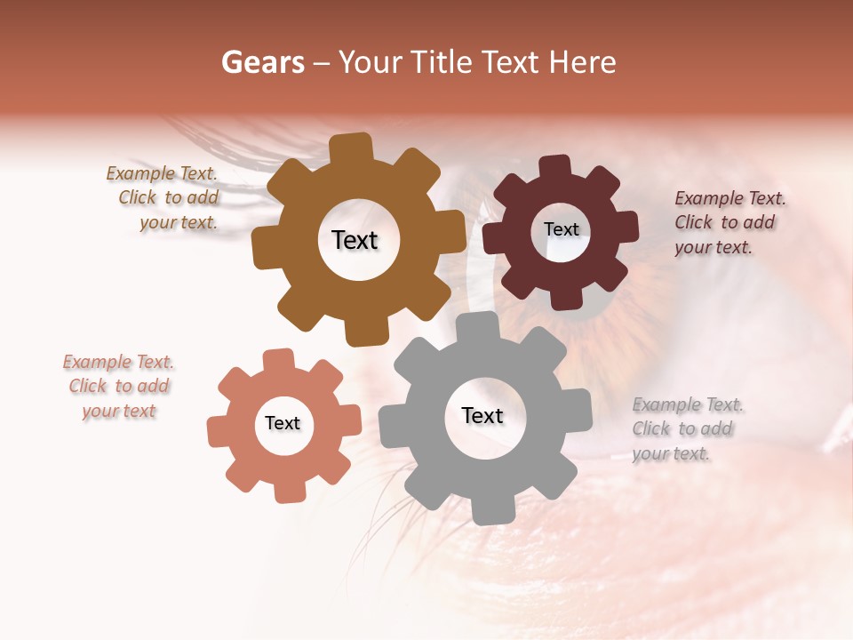 Young Skin Eyeliner PowerPoint Template