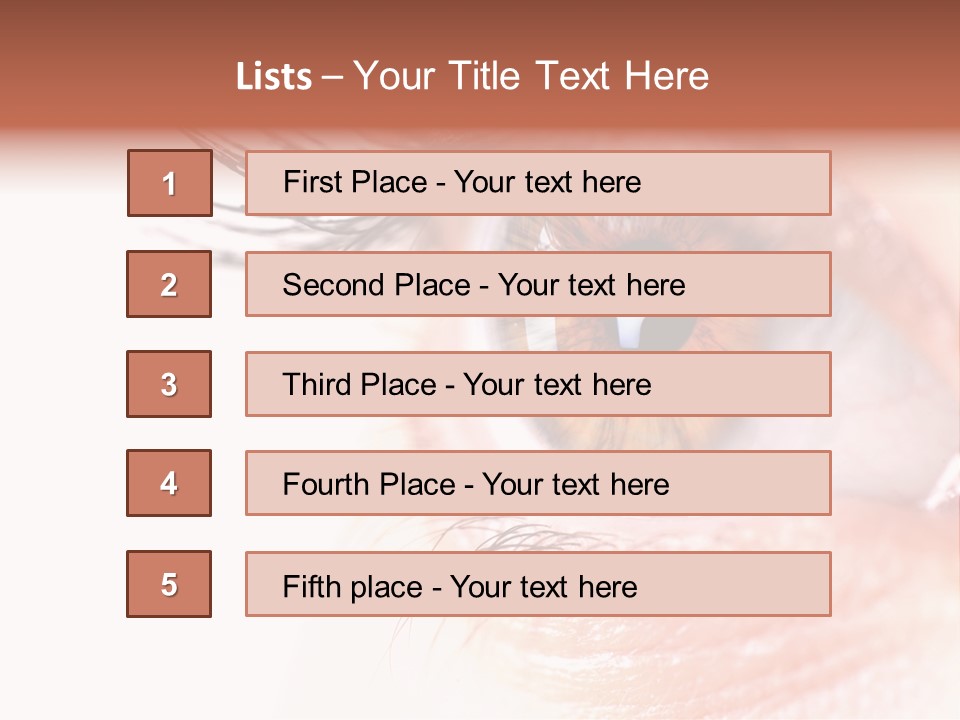 Young Skin Eyeliner PowerPoint Template