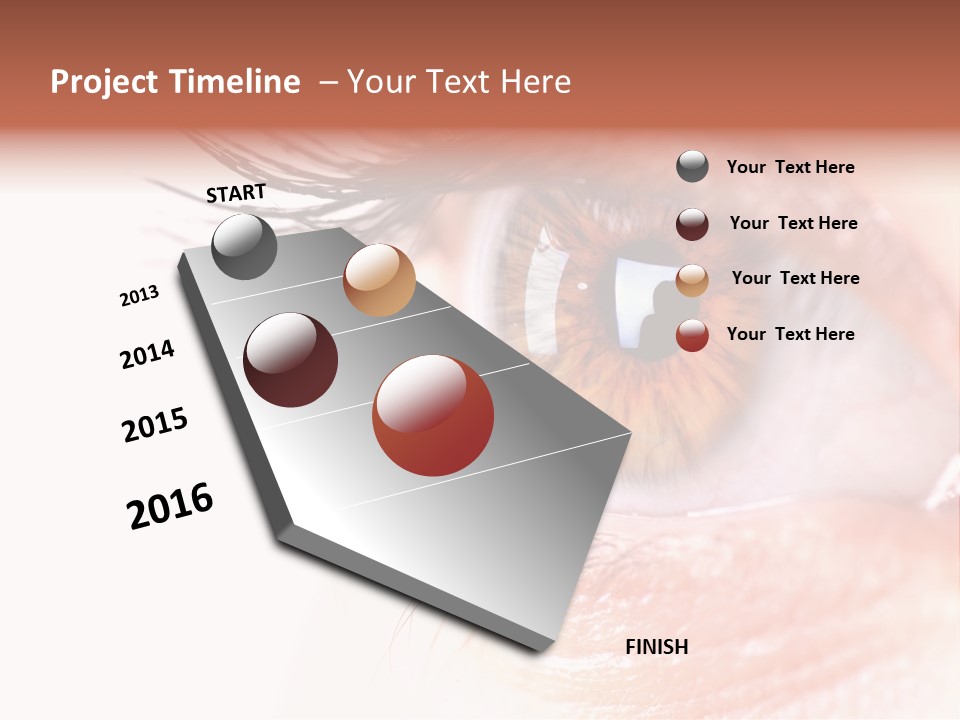 Young Skin Eyeliner PowerPoint Template