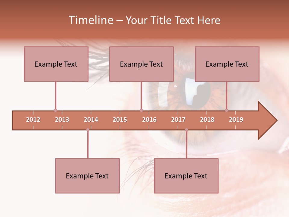 Young Skin Eyeliner PowerPoint Template