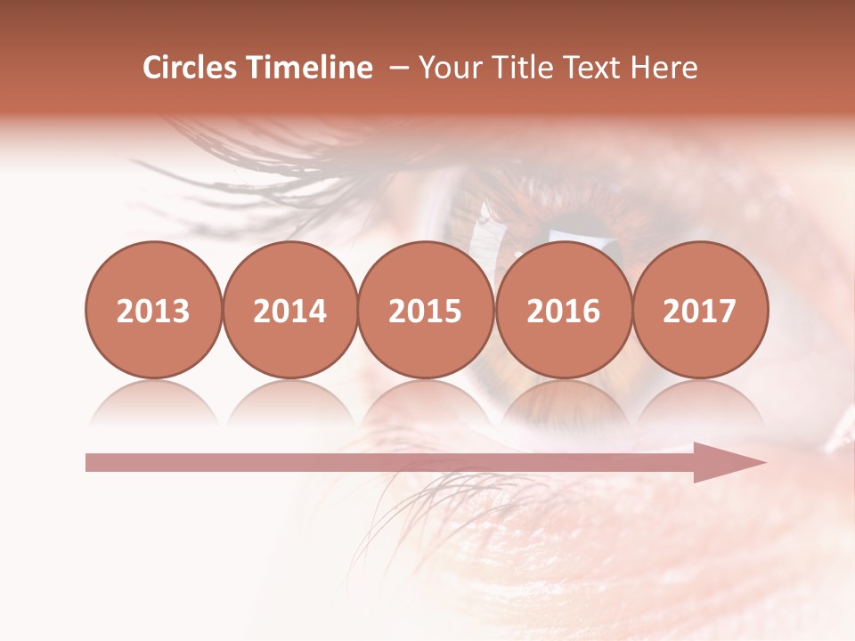 Young Skin Eyeliner PowerPoint Template