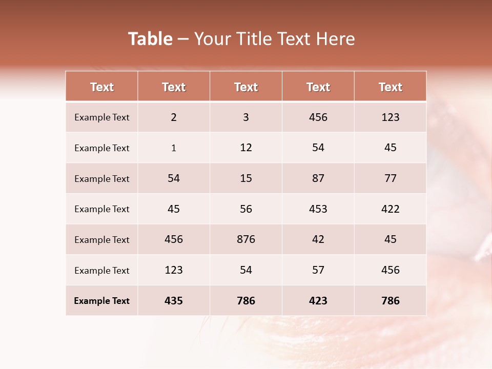 Young Skin Eyeliner PowerPoint Template