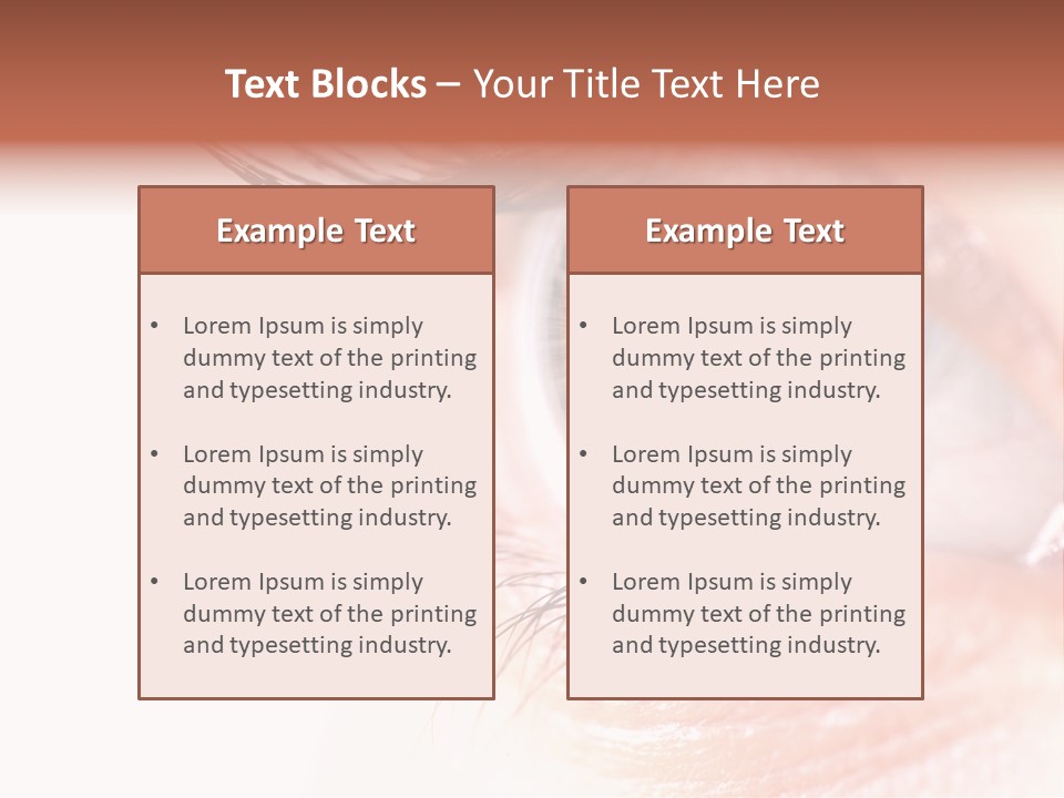 Young Skin Eyeliner PowerPoint Template