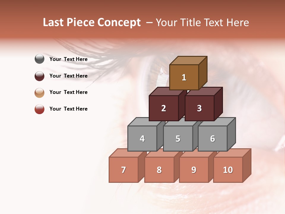 Young Skin Eyeliner PowerPoint Template