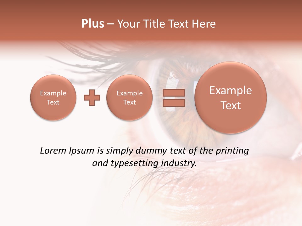 Young Skin Eyeliner PowerPoint Template
