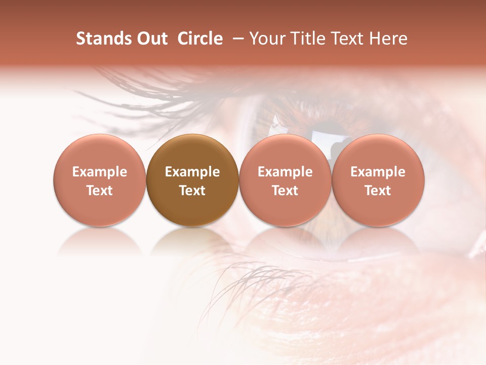 Young Skin Eyeliner PowerPoint Template