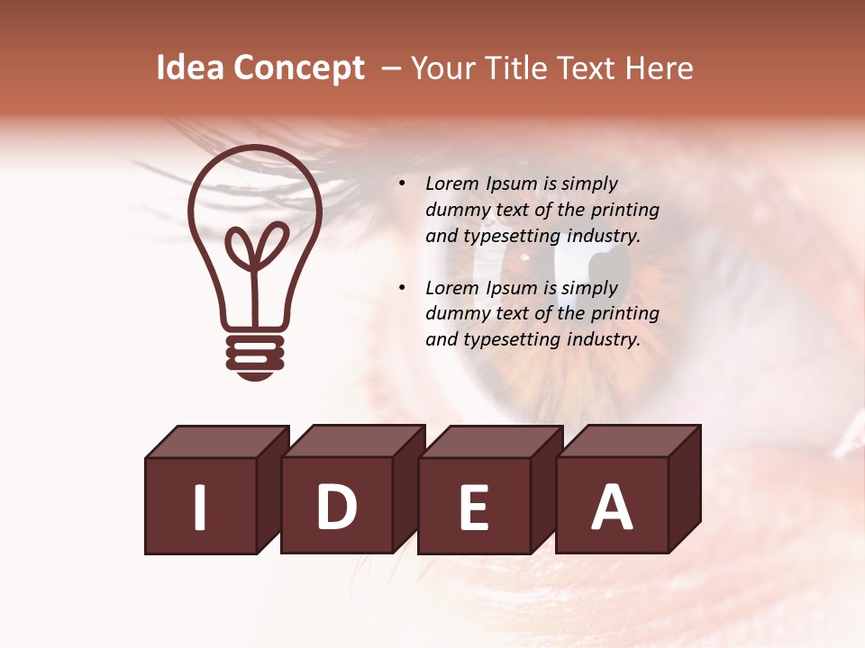 Young Skin Eyeliner PowerPoint Template