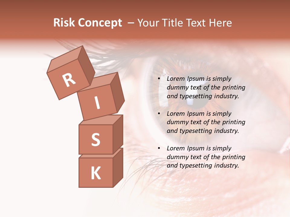 Young Skin Eyeliner PowerPoint Template