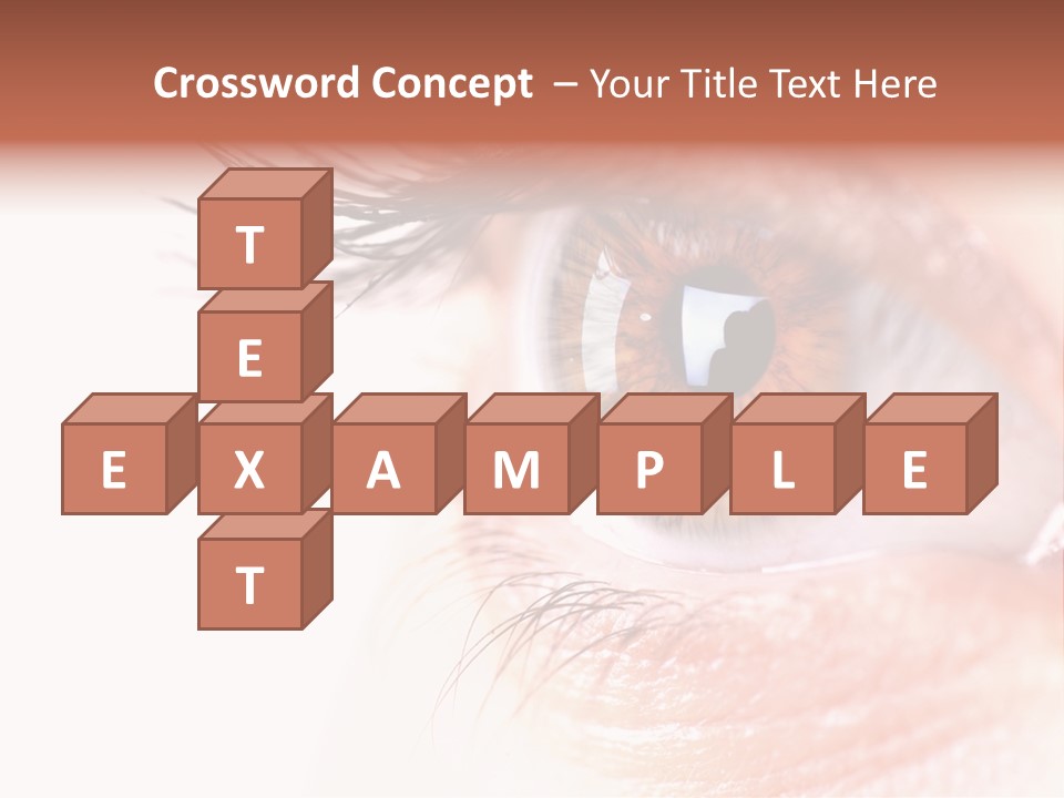 Young Skin Eyeliner PowerPoint Template