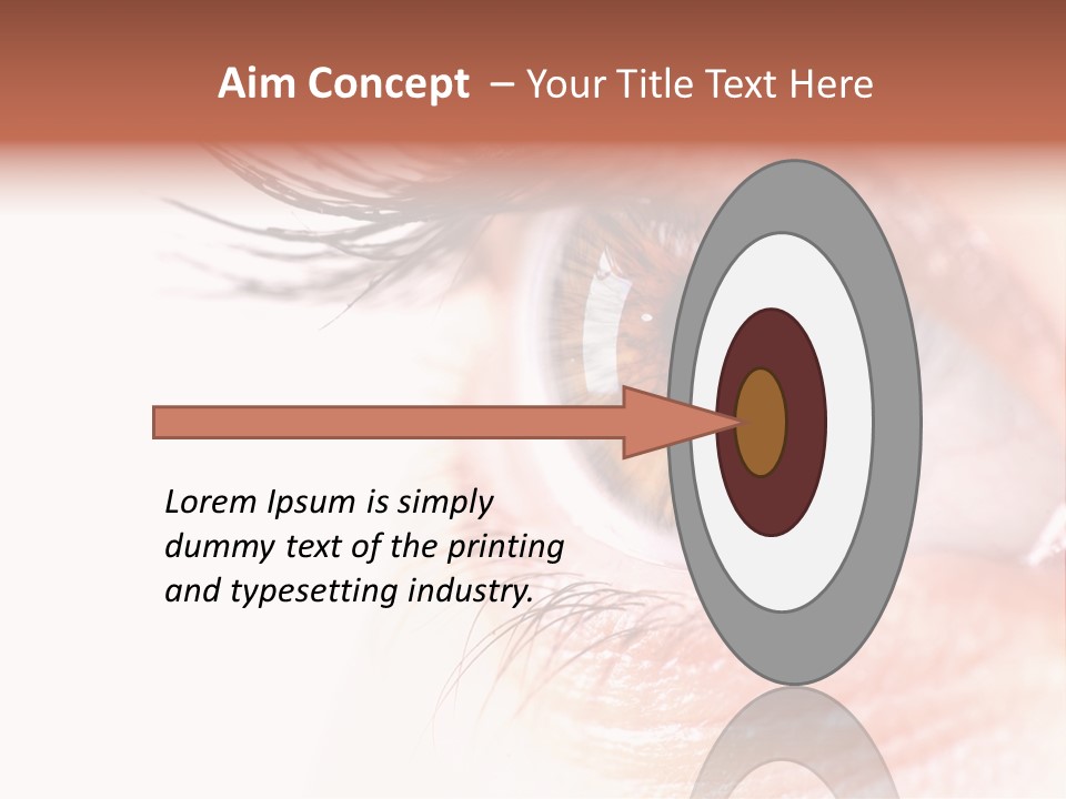 Young Skin Eyeliner PowerPoint Template