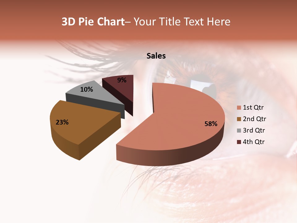 Young Skin Eyeliner PowerPoint Template