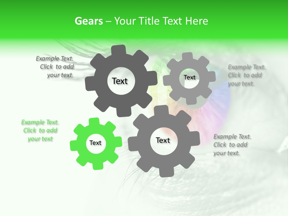 Orbital Spectrum View PowerPoint Template
