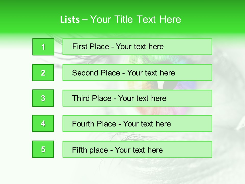 Orbital Spectrum View PowerPoint Template
