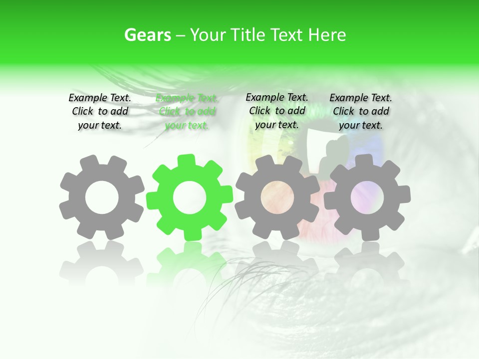Orbital Spectrum View PowerPoint Template