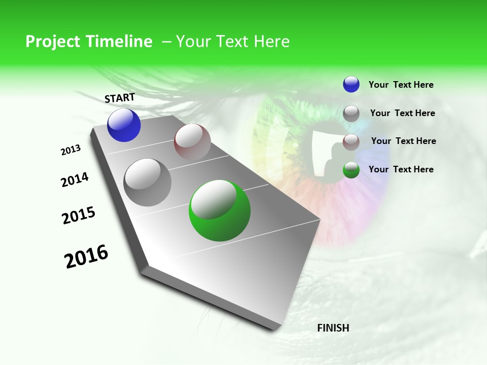Orbital Spectrum View PowerPoint Template